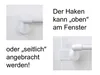 10x Fensterhaken Dekohaken Fensterclip Weiß für Ihre Produktbild-Vorschau 6