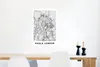 MuchoWow® Poster Kuala Lumpur - Stadtplan - Schwarz und Produktbild-Vorschau 5
