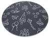 Teppich für Kinder TOYS Kreis Spielzeuge, Spiel -  grau Produktbild-Vorschau 1