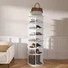Drehbares Schuhregal 7 Ebenen, 360°, Stiefelfach, 28 Paar, Produktbild-Vorschau 2