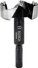 A close-up studio shot of a Bosch Forstner drill bit. Voir les images du produit