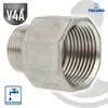 tecuro Reduktions-Muffe Edelstahl V4A (AISI 316), IG x AG Produktbild-Vorschau 3