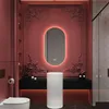 HOKO LED Specchio ovale con cornice in metallo 60x100 cm Anteprima dell’immagine prodotto 15