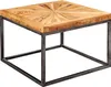 Tavolino in legno massiccio di mango 55x40x55 cm Tavolo con Anteprima dell’immagine prodotto 6