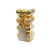 Bruchsichere Weihnachtskugeln 16-teilig 4cm Goldsatz - Matt Produktbild-Vorschau 7