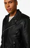 Herren Lederjacke Bikerjacke Ricano BRANDO Nappa – Schwarz Produktbild-Vorschau 4