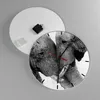 Wanduhr - Rund - Glasuhr - Elefanten Safari Bond - 40x40cm Produktbild-Vorschau 2