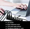 USB 3.0-Hub, Multi-USB-Steckdosenleiste mit 7 Anschlüssen Produktbild-Vorschau 5