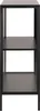 Vitrine Nebas 80cm, 2 Türen und 1 Fachboden - schwarz Produktbild-Vorschau 8