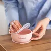 Ciotola in silicone con ventosa e coperchio - rosa Anteprima dell’immagine prodotto 5