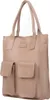 Große Shopper Ledertasche Vezze Tasca Puder Produktbild-Vorschau 2