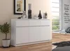 Akord Commode 3 Portes 3 Tiroirs Blanc/Chêne Sonoma Voir les images du produit 6