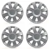 4x Wielkappen, 16 inch, zilverkleurig, geschikt voor Productafbeelding-voorbeeld 4