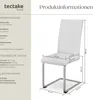 tectake® Set Schwingstuhl Bettina gepolstert mit Produktbild-Vorschau 5