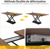 MODFU Table À Manger Extensible Avec Plateau Noyer Et Pieds Voir les images du produit 6