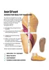 A marketing image for bar3Foot shoes, showcasing their features for healthy walking with text descriptions and diagrams. Produktbild-Vorschau