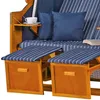 Strandkorb - bene living - Ostsee - gestreift/blau - PE Produktbild-Vorschau 6
