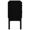 Konsolenschrank Schwarz 90x40x78 cm Massivholz Kiefer Produktbild-Vorschau 5