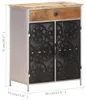vidaXL Sideboard 60x35x75 cm Raues Mangoholz & Eisen Produktbild-Vorschau 6