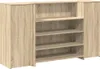 vidaXL Ontvangstbalie Sonoma-eikenhout, 180x50x103,5 cm, Productafbeelding-voorbeeld 1