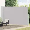 vidaXL Boční výsuvná markýza 220x500 cm šedá Náhled obrázku produktu 2