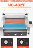 A commercial hot dog roller grill with detailed close-ups of the control knobs. Produktbild-Vorschau