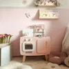 Kinderküche aus Holz – Retro-Design, rosa, inkl. Zubehör & Produktbild-Vorschau 7