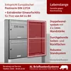 12er Edelstahl Standbriefkasten Anlage Freistehend Produktbild-Vorschau 2