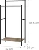 Portasciugamani Relaxdays con ripiano, A x L x P: 81,5 x 42 Anteprima dell’immagine prodotto 4