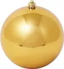 B&S Weihnachtskugel Bruchfest | gold | 25 cm | Kunststoff Produktbild-Vorschau 1