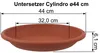 MePla - Set - Pflanzkübel Cylindro ø 45 + Untersetzer ø 44 Produktbild-Vorschau 3