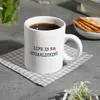 Denglisch Kaffeebecher mit Spruch - Life is no sugarlicking Produktbild-Vorschau 8