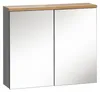 Spiegelschrank Wandschrank Badezimmerschrank mit Spiegel 80 Produktbild-Vorschau 2