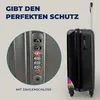 MuchoWow® Koffer Handgepäck Trolley Rollkoffer Kleine Produktbild-Vorschau 3