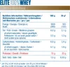 Nutrition information table for a whey protein product. Anteprima dell’immagine prodotto