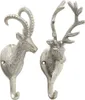 Garderobenhaken Ali Hirsch Gams  Metall H-18 cm 2er Set Produktbild-Vorschau 1