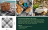 EBRAN TRADE Picknickdecke 200x200 cm Grau-Schwarz, Produktbild-Vorschau 3