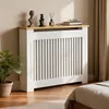 FATIVO Copritermosifone 112x20x83 cm – copritermo bianco Anteprima dell’immagine prodotto 10