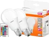 A product shot of OSRAM LED bulbs and their packaging, along with a remote control. Anteprima dell’immagine prodotto