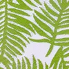 Tapis d'extérieur avec motif de feuilles de palmier en vert Voir les images du produit 3
