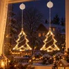 Kit de 2 guirnaldas de luces LED para ventanas, con ganchos Vista previa de la imagen del producto 1