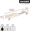 Přepravní deska WAGNER MM1331, 587-857x290 mm, nosnost 200 Náhled obrázku produktu 2