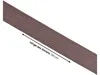 Ladeheid Herren Gürtel Stoffgürtel P10(Braun-Schwarz, 120 Produktbild-Vorschau 4