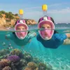 Maschera da snorkeling Maschera subacquea a pieno facciale Anteprima dell’immagine prodotto 5