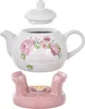 KADAX Teekanne 1L mit Stövchen Set, Kaffeekanne aus Produktbild-Vorschau 4