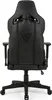 The back view of a black and gray gaming chair. Produktbild-Vorschau