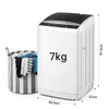 7 kg Waschmaschine Toplader mit Schleuder, Waschvollautomat Produktbild-Vorschau 3