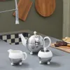 Bredemeijer Keramik-Teekanne mit Edelstahlmantel Cosy® 0,9L Produktbild-Vorschau 2
