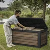 Keter Gartenbox "Northwood" 623L - Walnuss - 155x72x70 cm - Produktbild-Vorschau 2