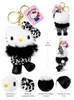 Hello Kitty Plüsch Schlüsselanhänger 10 cm Leo schwarz Produktbild-Vorschau 2